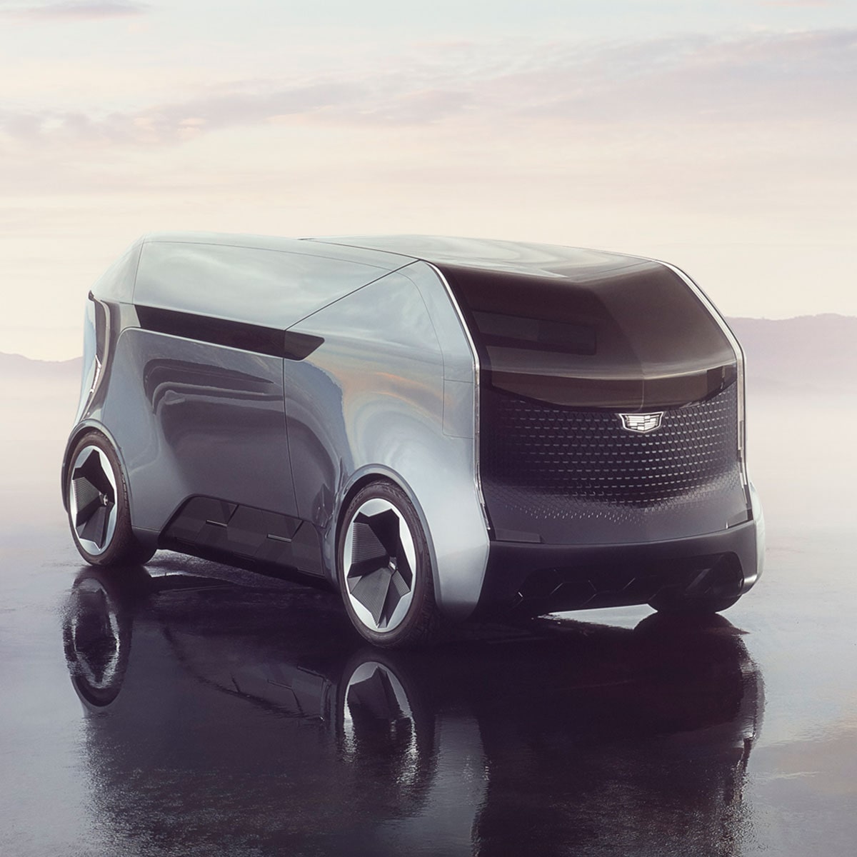 Cadillac SocialSpace concept vehicle.