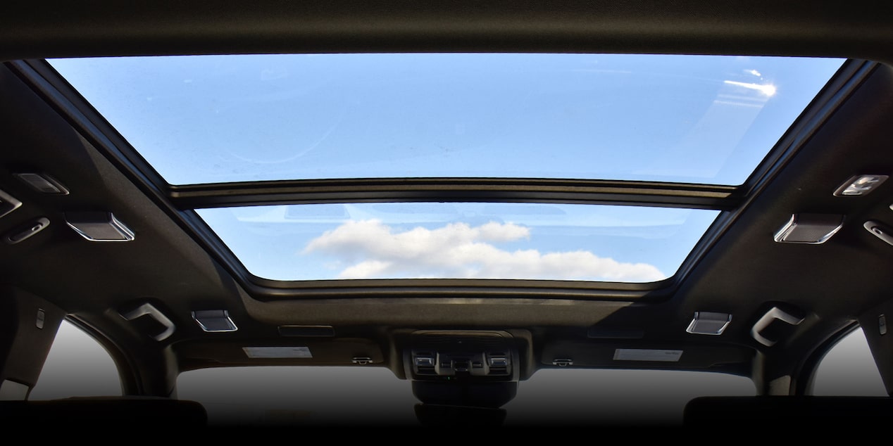 2024 Cadillac Escalade interior sunroof.