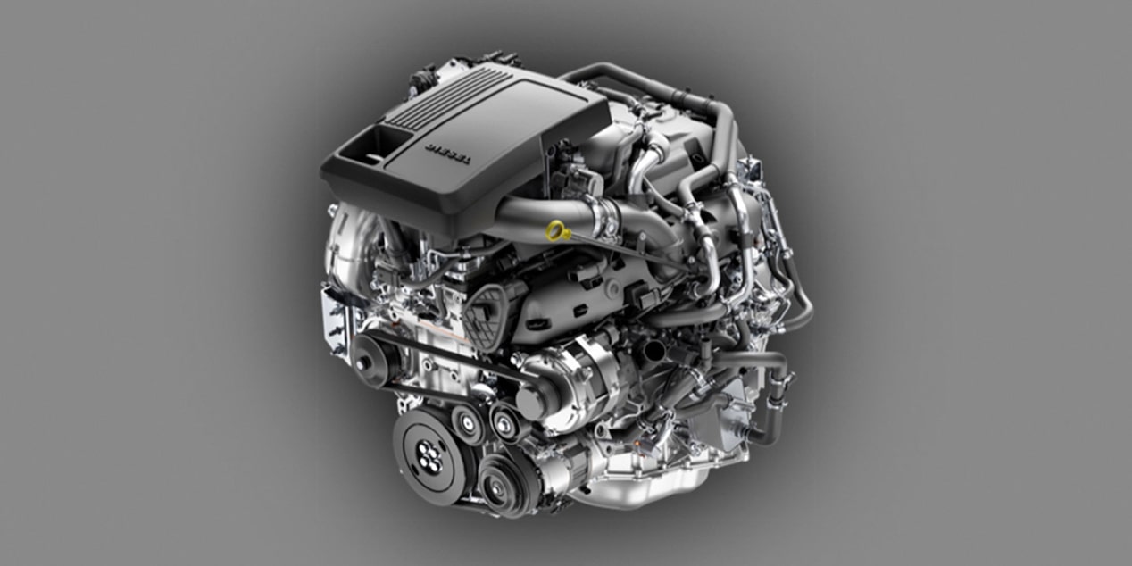 2024 Cadillac Escalade Duramax 3.0L Turbo Diesel 6-cylinder engine.