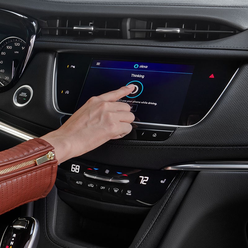 2024 Cadillac XT5 wireless phone call integration functionality.