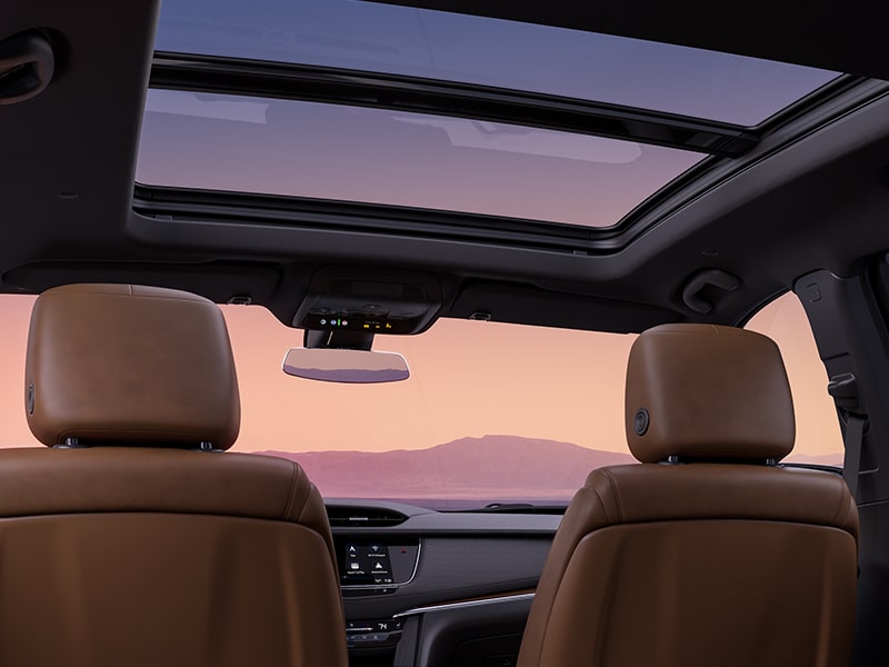 Ultraview sunroof on the 2025 Cadillac XT5 luxury SUV.