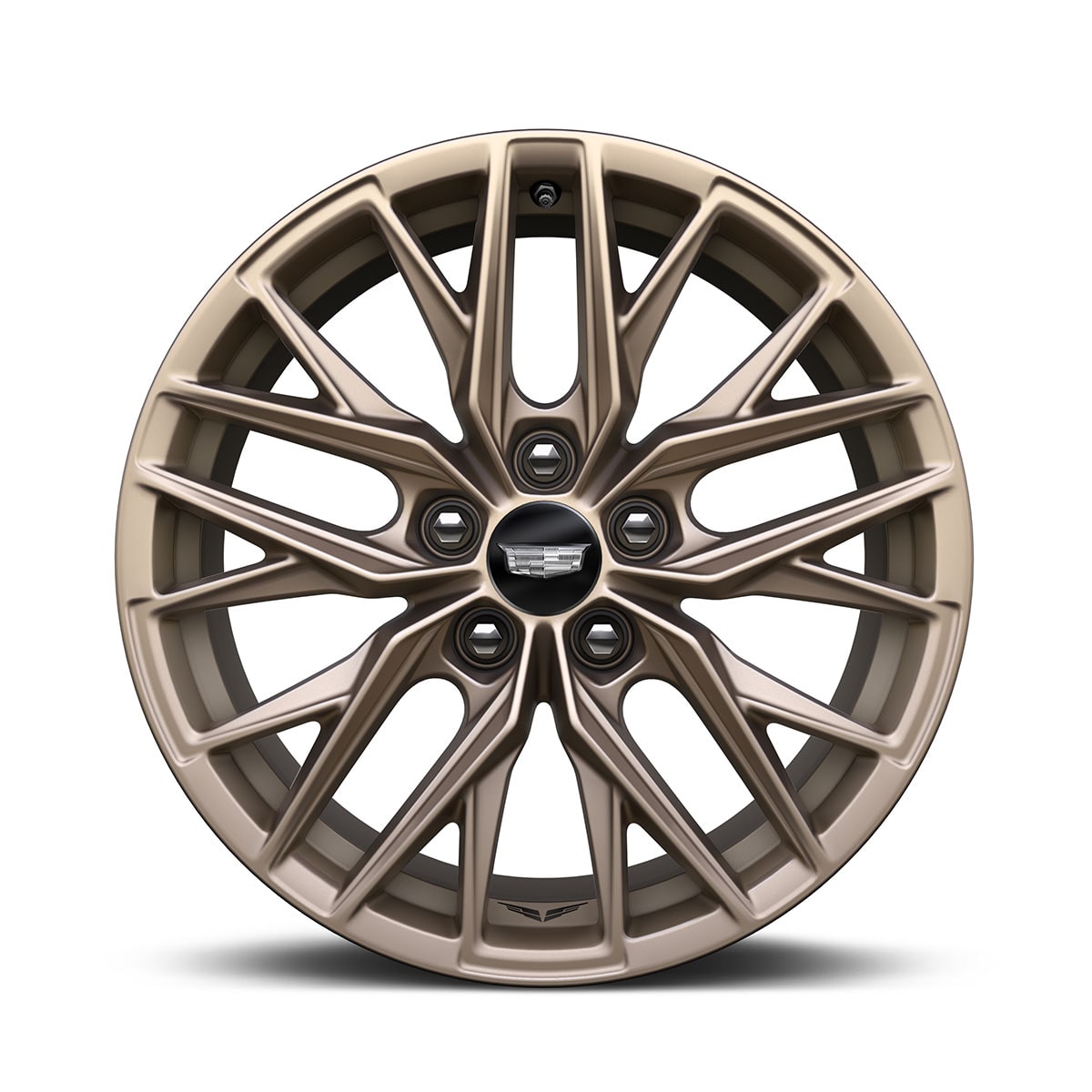 Roue au fini bronze techno de la Cadillac CT5-V Blackwing 2025.