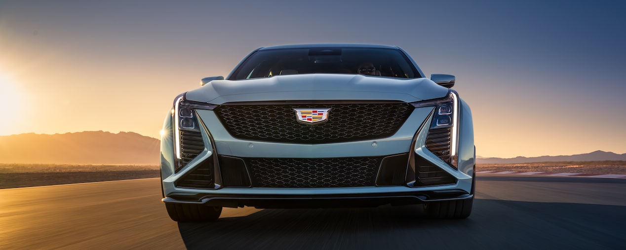 Front view of the 2025 Cadillac CT5-V.