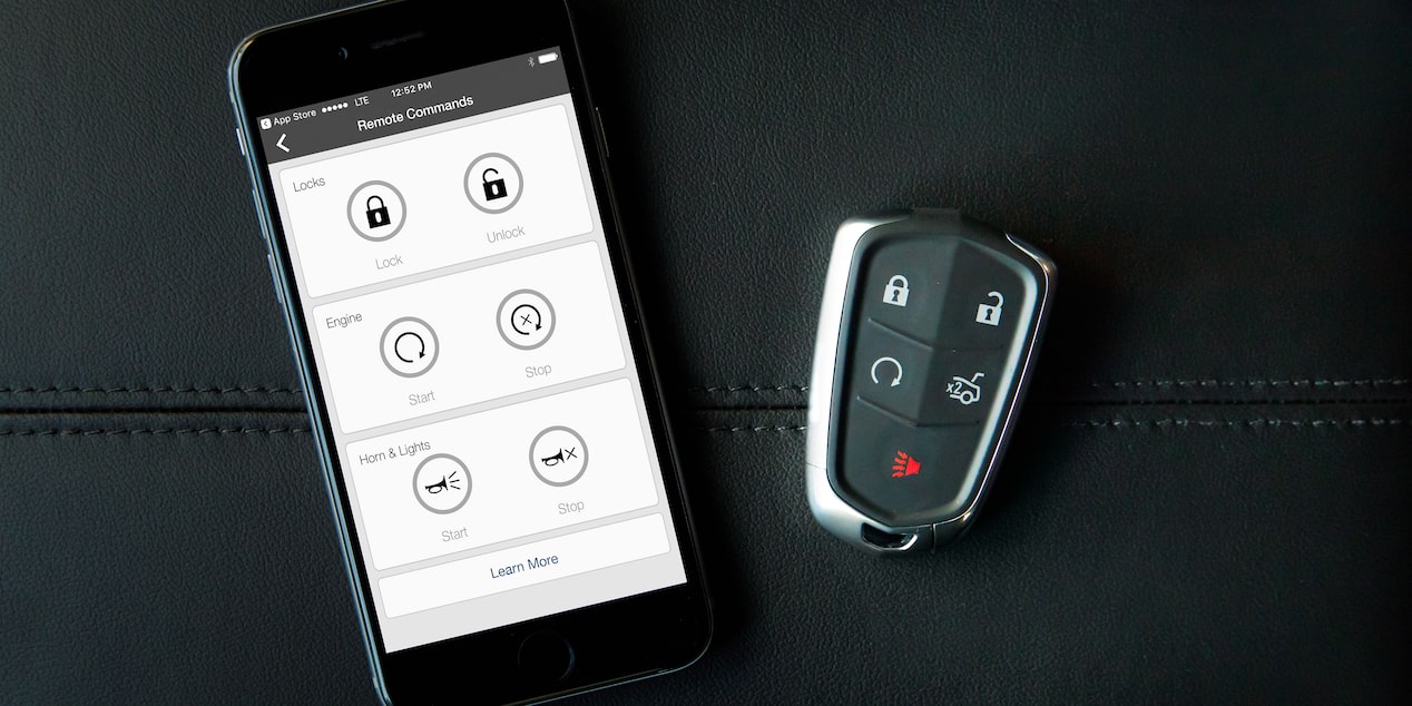 Digital Key smartphone key fob feature for the 2024 Cadillac LYRIQ.