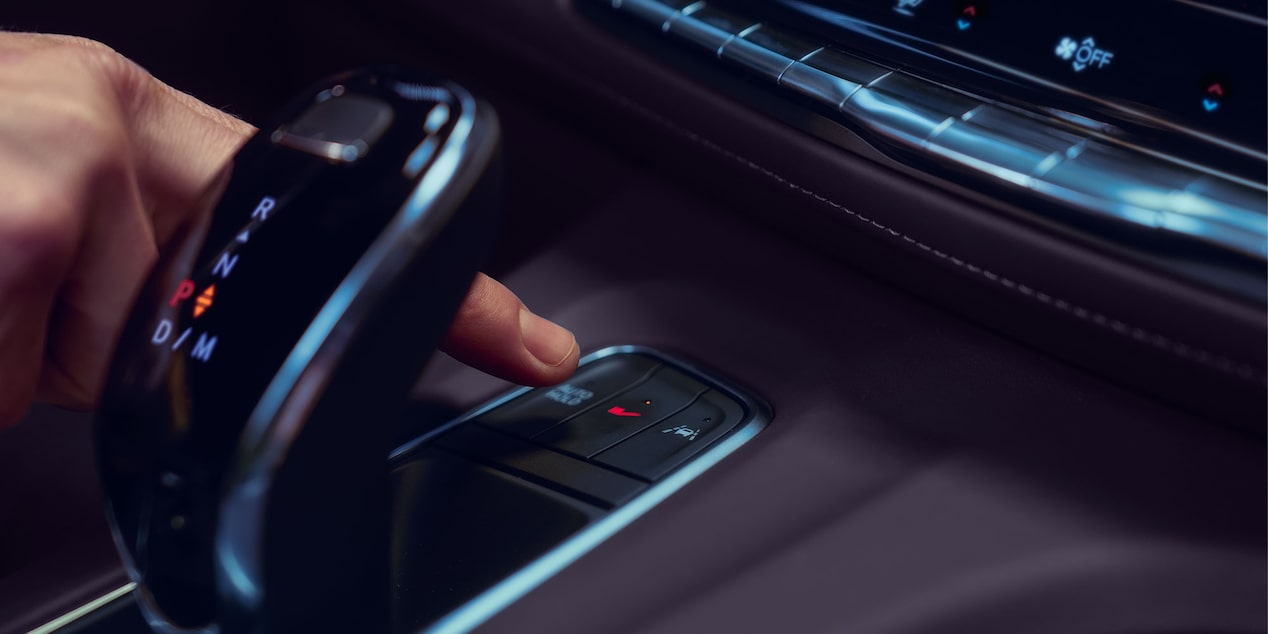 2024 Cadillac Escalade-V stick shift.