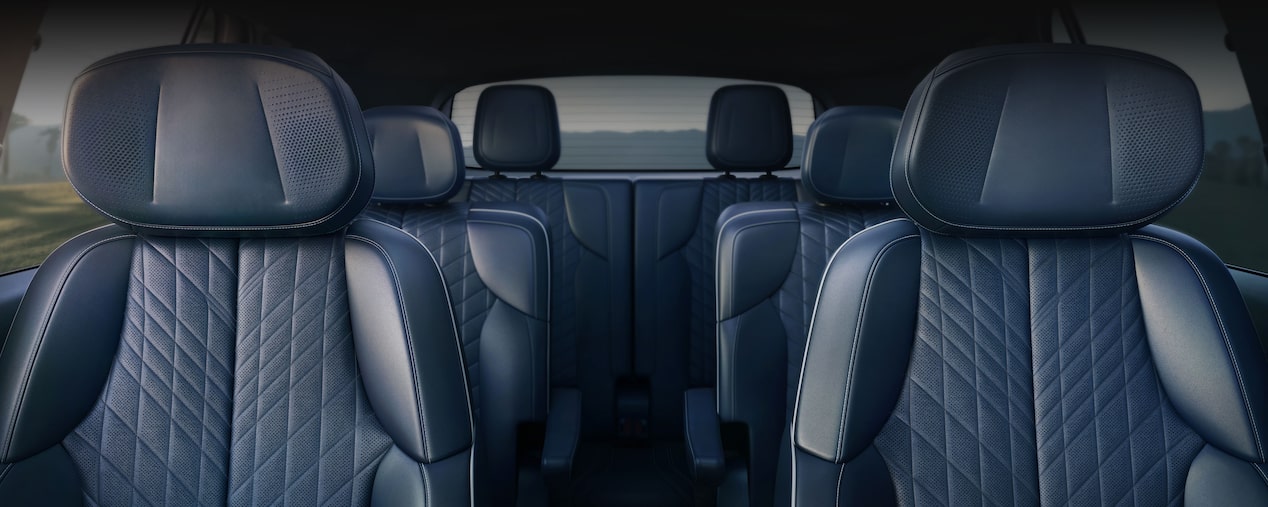 3-row back seating of the 2026 Cadillac VISTIQ.