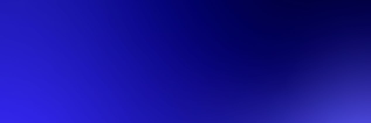 Blue gradient background.