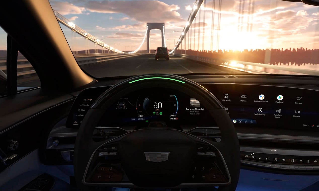 Technology feature overview of 2024 Cadillac LYRIQ.