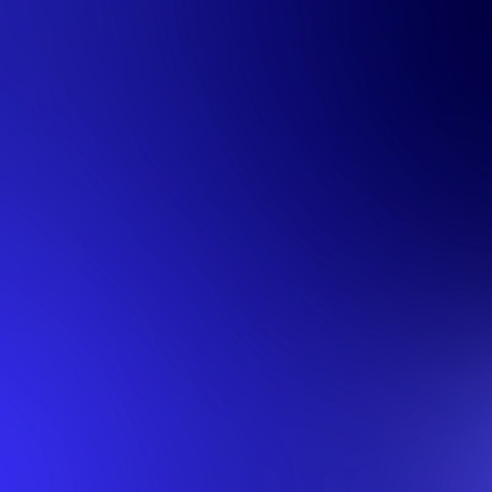 Blue gradient background.