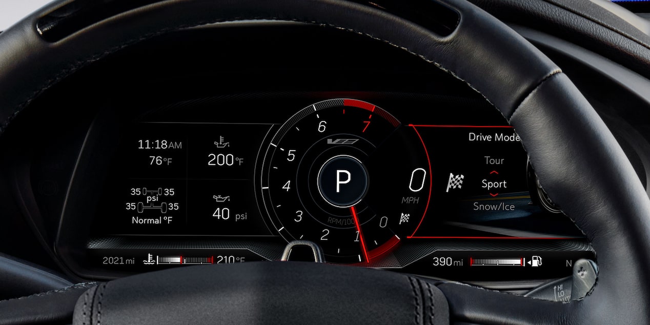 2024 Cadillac CT4 V-Series Driver Mode Selector feature.