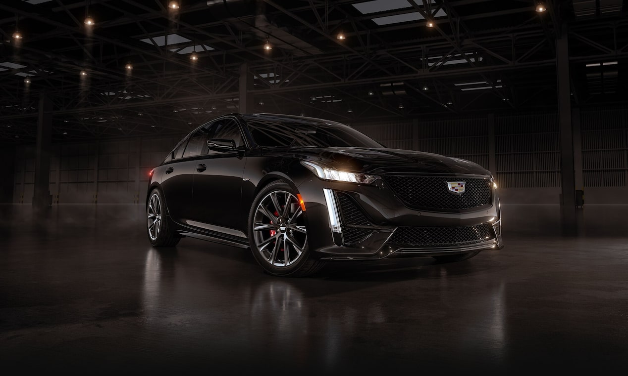 2024 Cadillac CT5 V-Series racing through a race track.