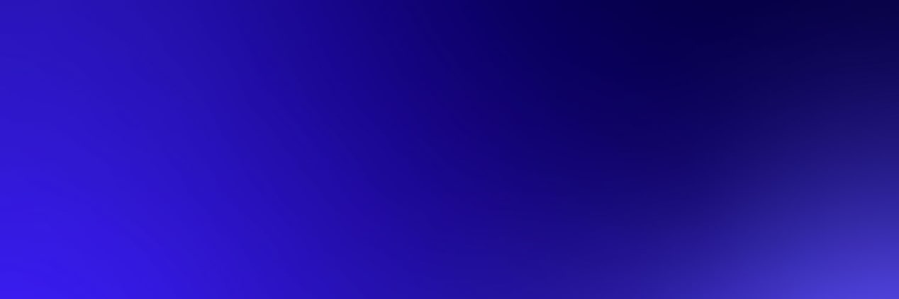 Blue gradient background.