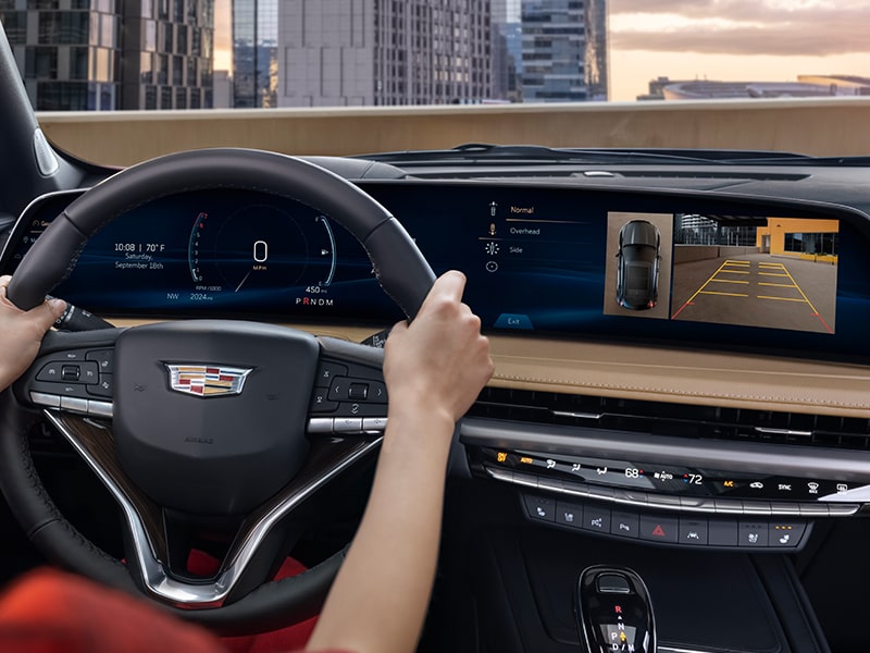 Dispositif de vision périphérique haute définition du Cadillac XT4 2024.