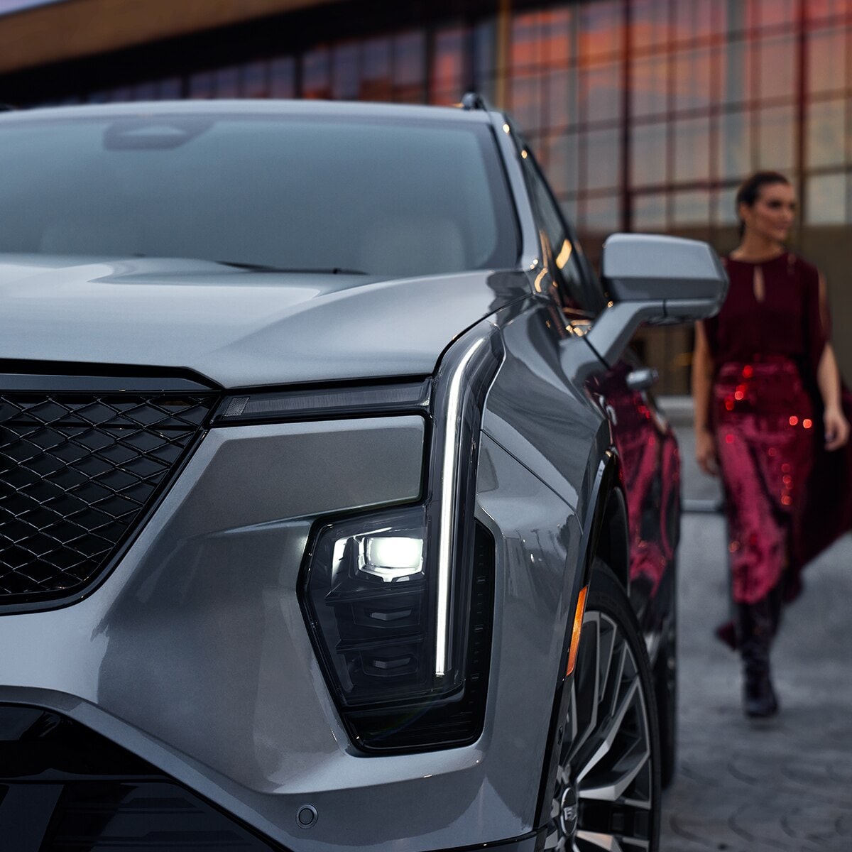 Phares à DEL du Cadillac XT4 2024.