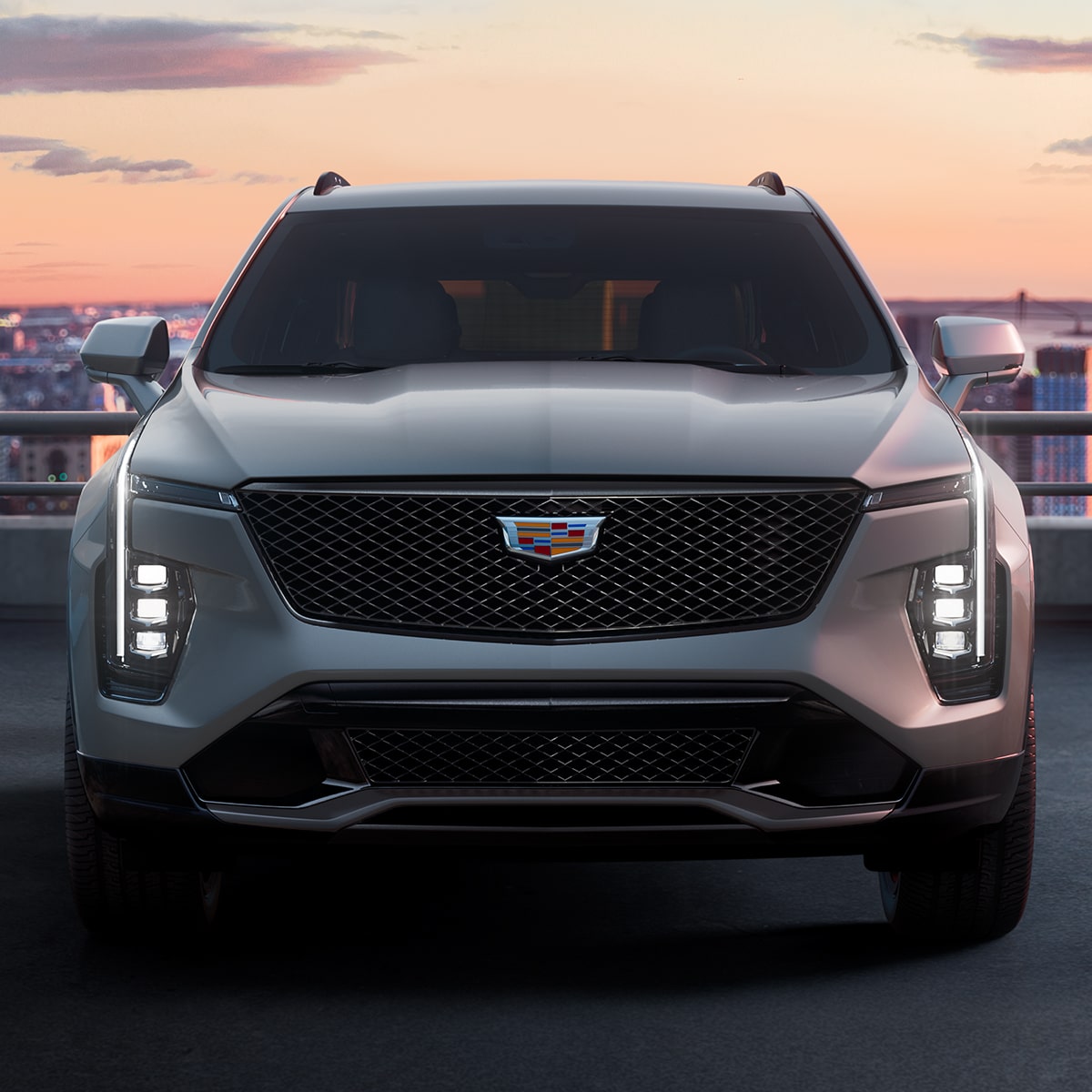 Phares à DEL du Cadillac XT4 2024.