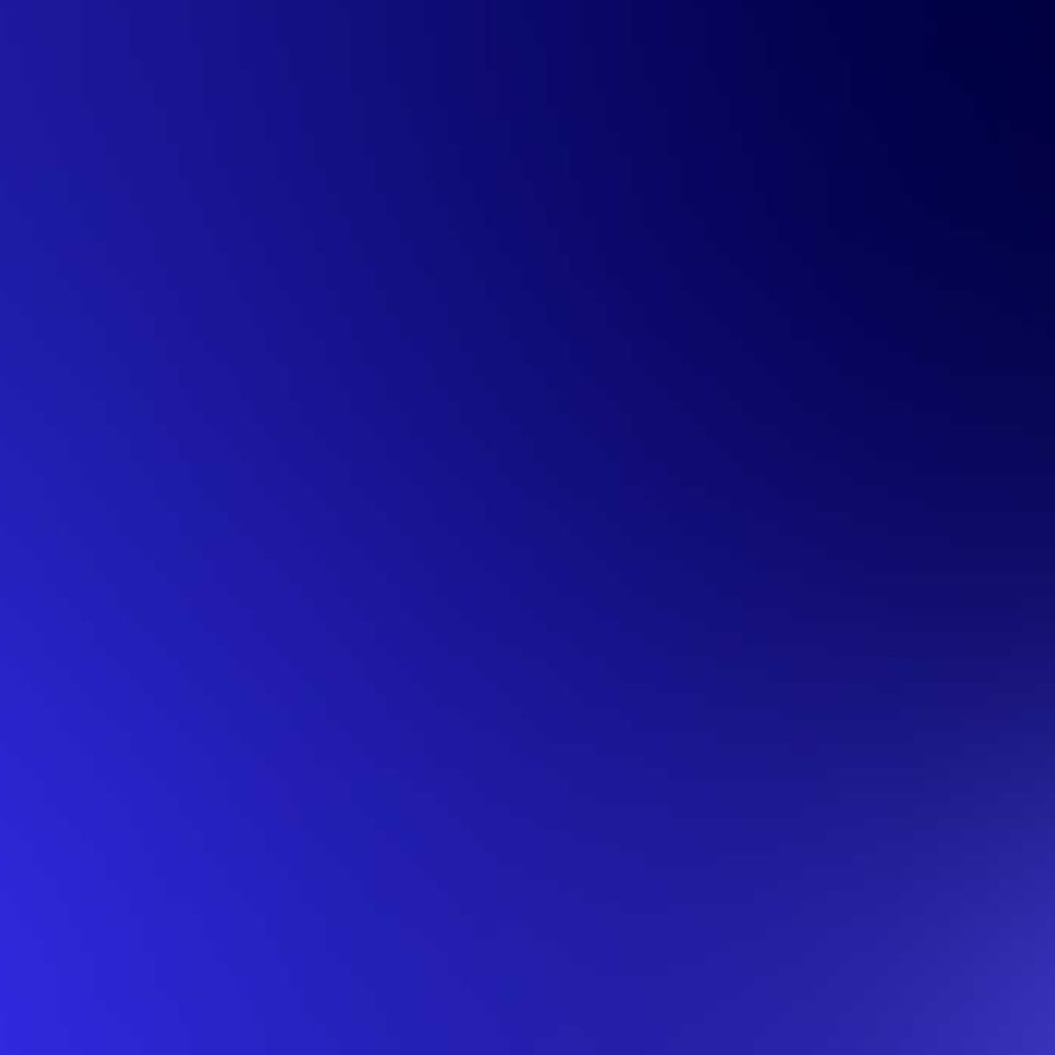 Blue gradient background.